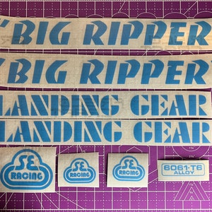 29&quot; Big Ripper Frame Decal Set