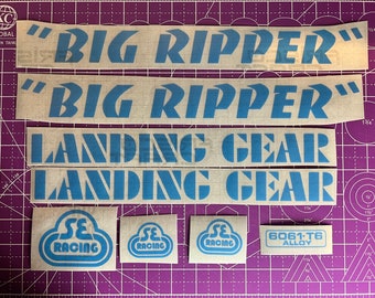 29&quot; Big Ripper Frame Decal Set
