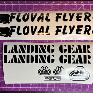 SE Floval Flyer Frame Decal Set