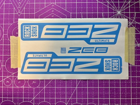 Custom Rock Shox Zeb Ultimate Fork Decal Set