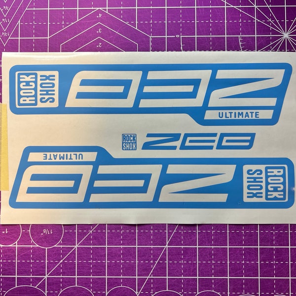 Stickers fourches Rock Shox Zeb Ultimate personnalisés