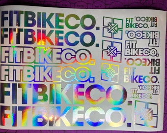 Fit Bike Custom Frame Decal Set