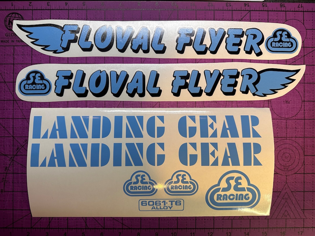 Custom SE Floval Flyer Dual Color Decal Set - Etsy