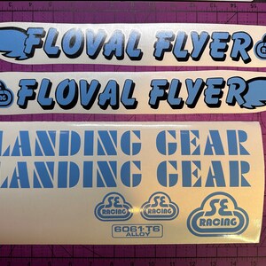 Custom SE Floval Flyer Dual Color Decal Set