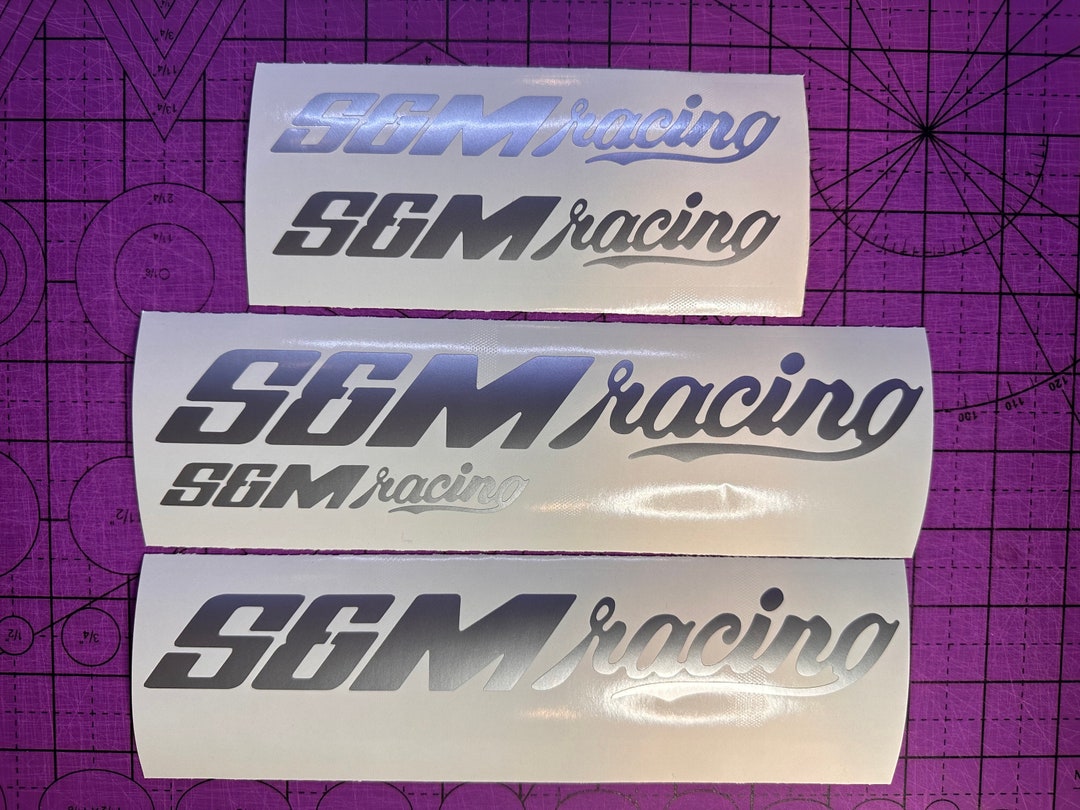 S&M Racing Frame Decal Set With Fork Decals Etsy