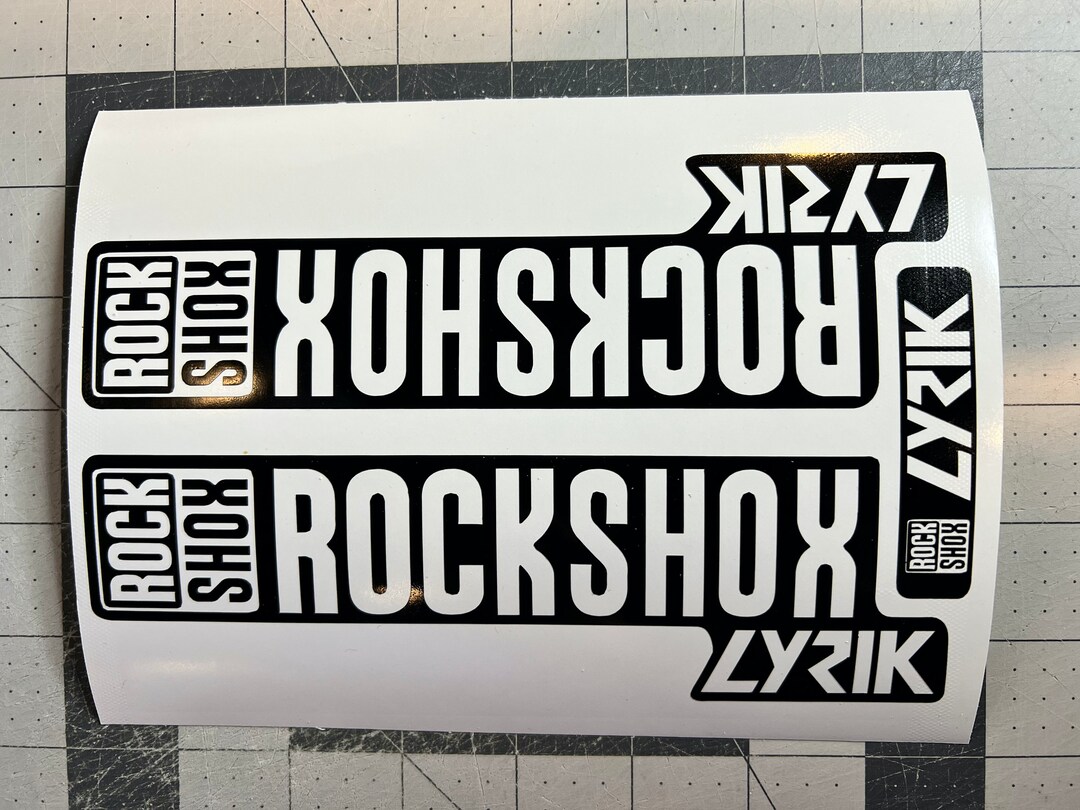 Custom Rock Shox Lyrik Fork Decal Set (version 1) - Etsy