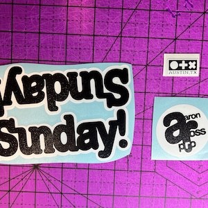 Custom Aaron Ross Grape Soda Sunday Frame Decal Set