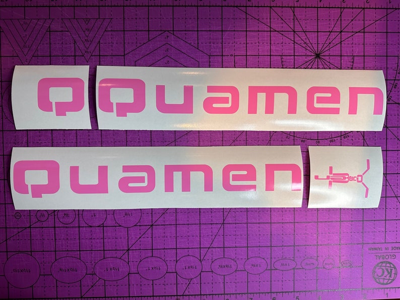 Quamen Frame Decal Set Etsy