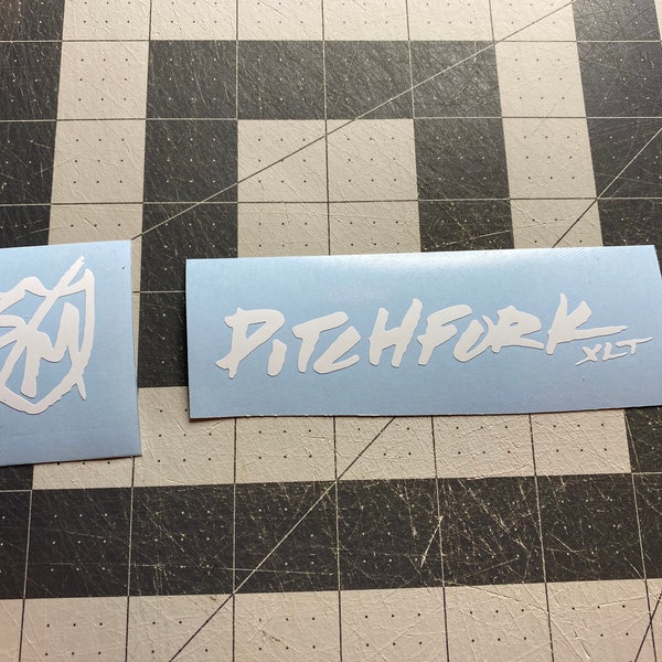 Pitchfork Decals Etsy