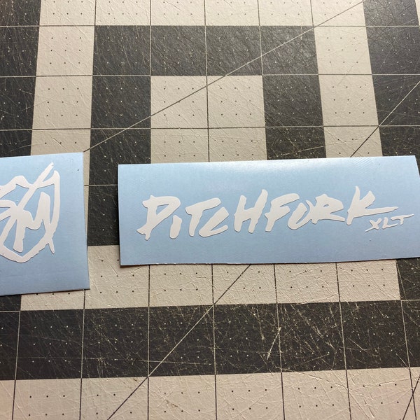 S&M Pitchfork Fork Decal Set