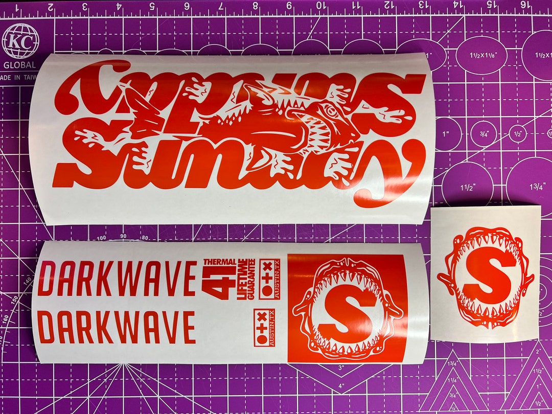 Custom Sunday Darkwave Frame Decal Set - Etsy