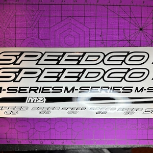 Speedco Mシリーズ M2 フレーム デカール セット