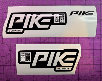 Conjunto de decalques personalizados Rock Shox Pike Ultimate Fork