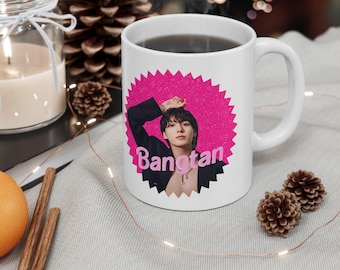 Tazza K-pop / Tazza in ceramica con bambola JK da 325 ml (11 oz)