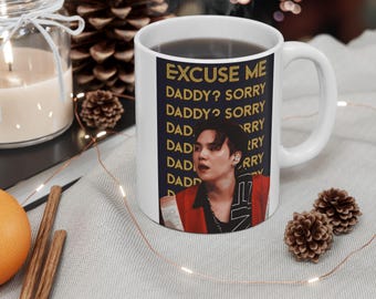 Tazza K-pop / Tazza in ceramica Daddy S da 325 ml (11 oz)