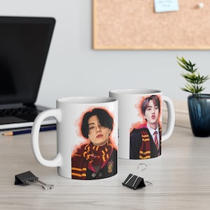 BTS Mug | Wizards Jungkook and Jin Ceramic Mug 11oz