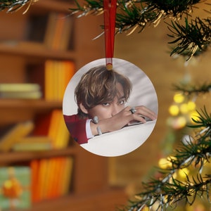 BTS V Jewelry | Christmas Holiday Metal Ornaments
