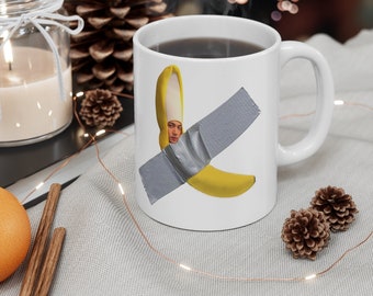 BTS Mug | Banana Jin Ceramic Mug 11oz