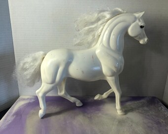 barbie white horse