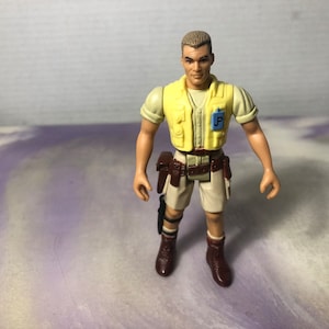 Vintage Rare Toy Jurassic Park Series 1 Robert Muldoon - Jurassic Park Movie Figure - Kenner 1994