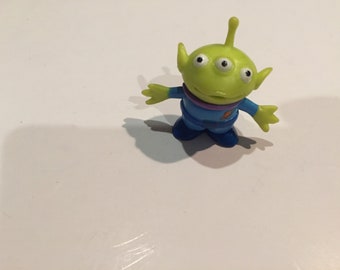 Vintage Disney Pixar Toy Story - PVC Figure - ALIEN - Rare Vintage Toy Story Cake Topper Figure 90's Lot 21