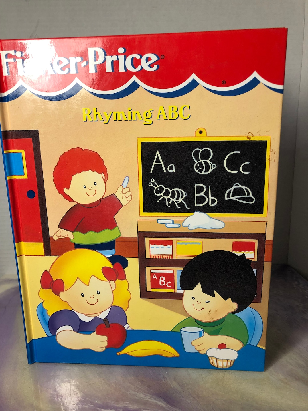 Vintage Fisher Price Little People Rhyming ABC Children's Book