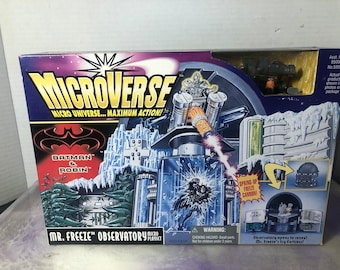 BATMAN & ROBIN - Mr Freeze Observatory playset - Micro DC Comics