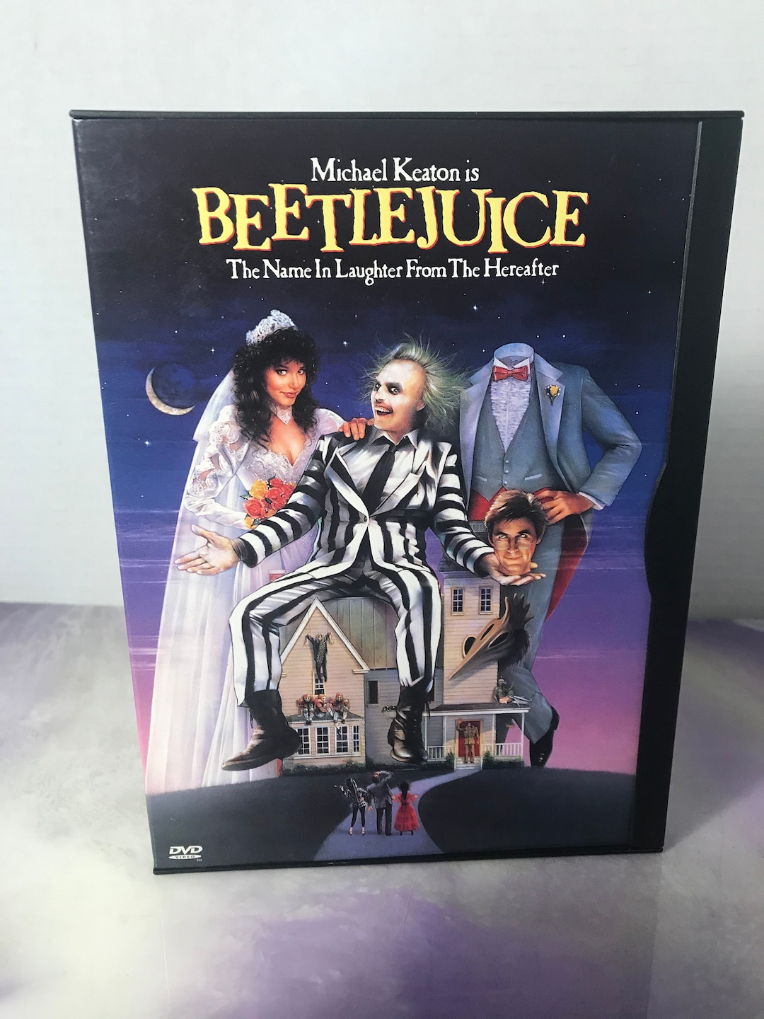 Vintage BEETLEJUICE - Tim Burton Movie DVD- - Awesome Vintage