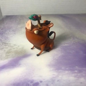 Vintage Applause Lion King Figure Timon and Pumba! Disney Lion King Cake Topper PVC Figure!