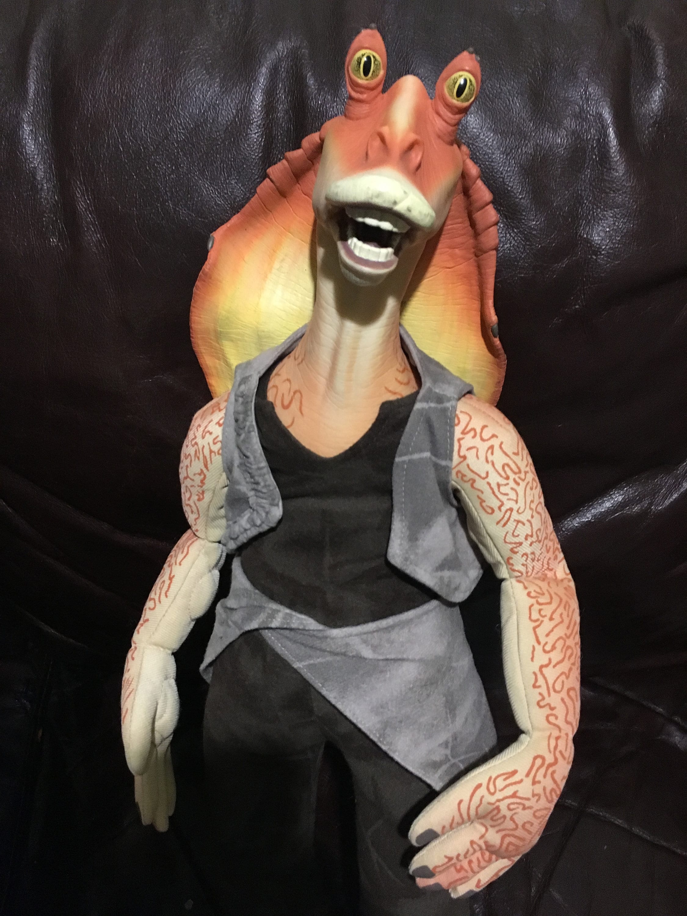 Vintage Jar Jar Binks Huge 22 Wake up System Star Wars - Etsy