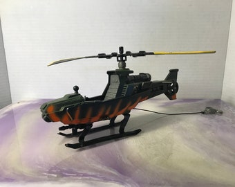 Vintage Lanard the Corps Helicopter - Chopper Vehicle - Cool