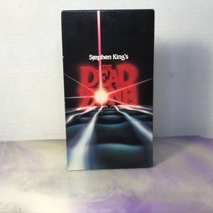 Vintage Stephen King&#39;s The Dead Zone VHS Movie Tape Video 1980&#39;s  Release Horror Stephen King.