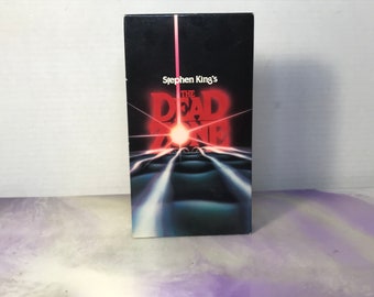 Vintage Stephen King's The Dead Zone VHS Movie Tape Video 1980's  Release Horror Stephen King.