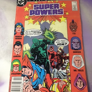 Vintage DC Comics DC Super Powers 6 Part Mini Series Book #3 - Awesome Vintage DC Super Powers Comic Book