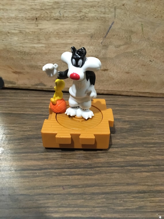 Vintage 1996 Warner Brothers Looney Tunes SPACE JAM Sylvester and