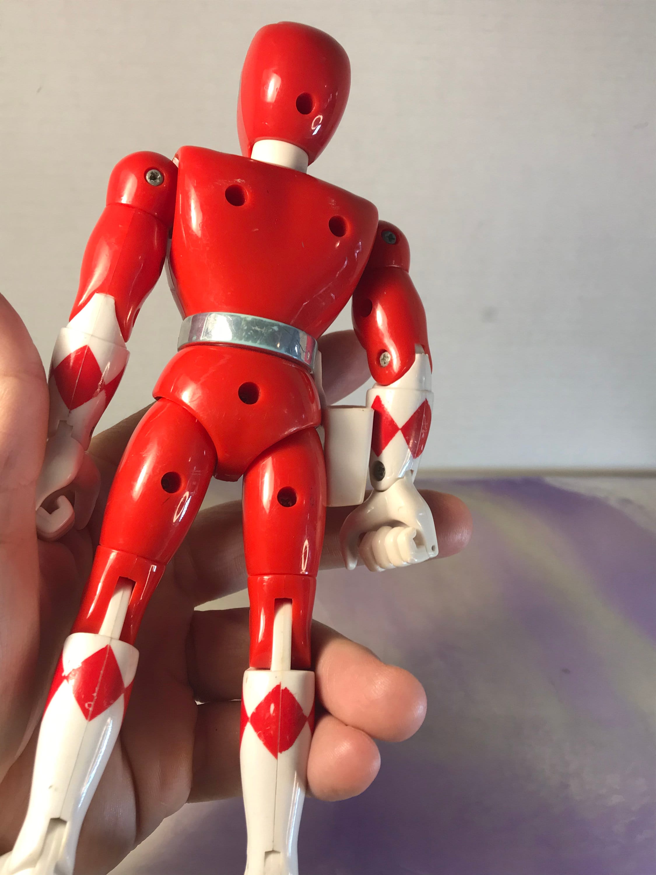 Vintage Rare Mighty Morphin Power Ranger Red Ranger Figure 1994
