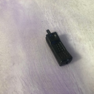 Vintage 90&#39;s Barbie House Accessory - Black Cellular Phone - Vintage Barbie Nostalgia