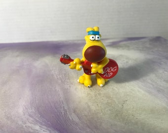 Vintage 1989 Mother Goose Grimmy Dog PVC Figurine Cake Topper  - Rare Vintage Comic Strip Figurine