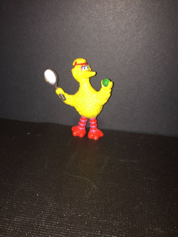 Vintage Applause Sesame Street Big Bird Tennis Player Figure PVC