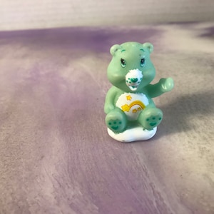 Care Bears Wish Bear Miniature Figure Cake Topper! Used Played With Figure