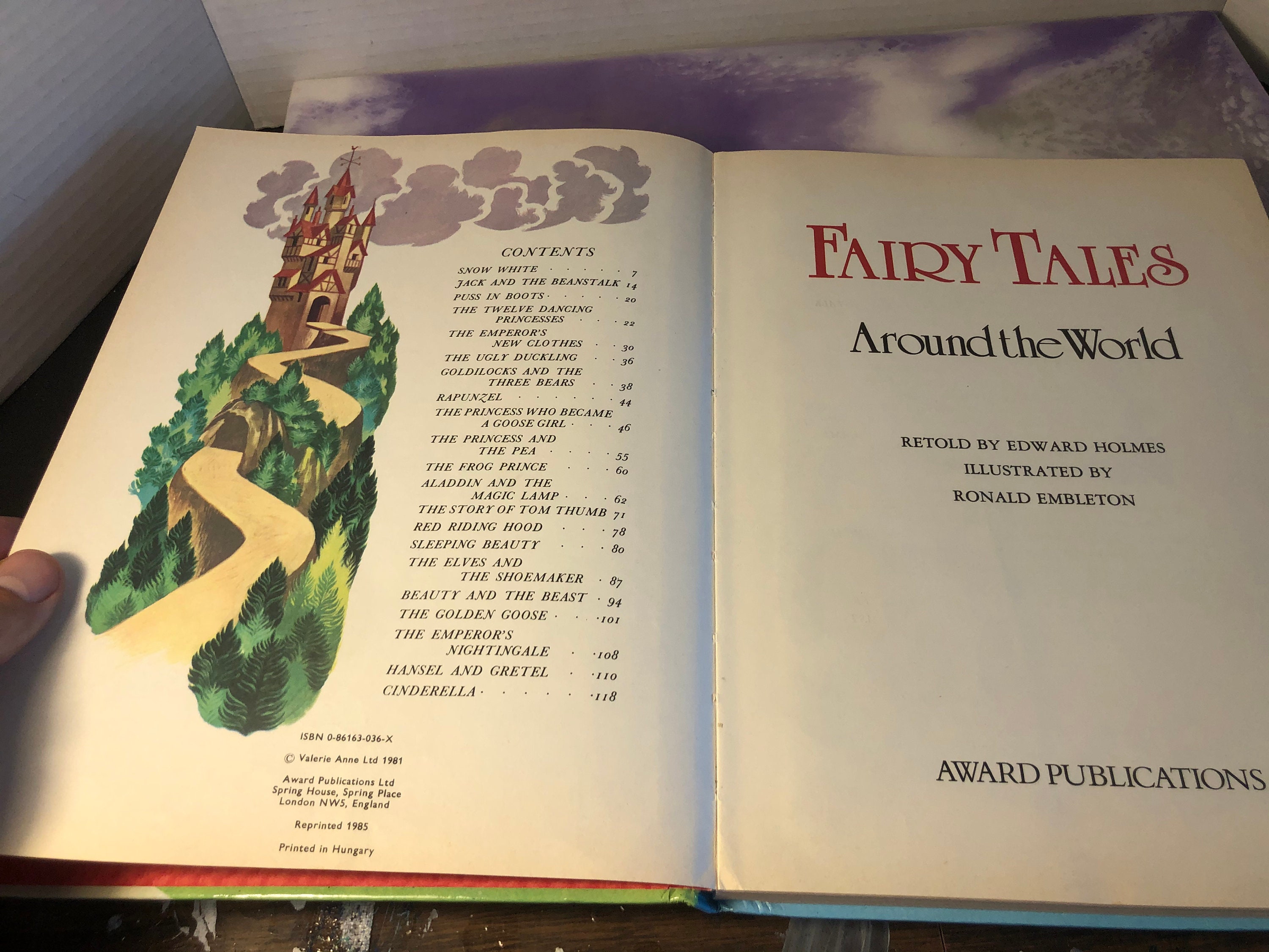Vintage 1980's Fairy Tales Around the World Hardcover Etsy UK