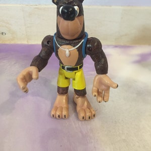 FIGURINE ARTICULÉE VINTAGE 1999 Diddy Kong Racing avion de course Nintendo jouet biz EUR 160,06