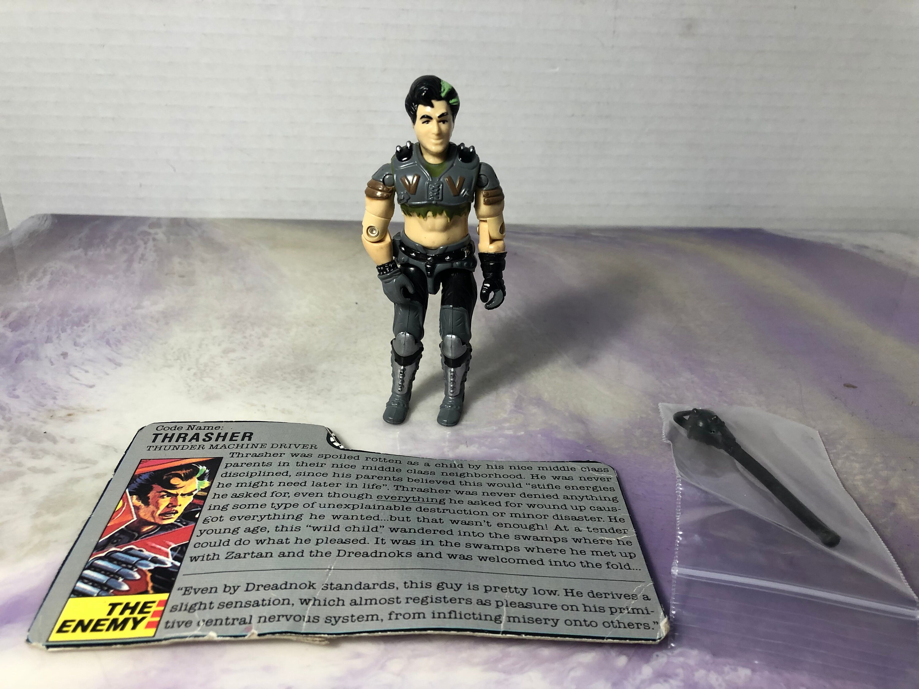 Vintage Action Figure GI Joe 1986 Dreadnok Thrasher (v1) Complete  Hasbro Vintage ARAH Gi Joe