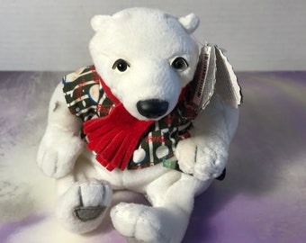希少　レア　Coca-Cola ぬいぐるみ 白いクマ　平成初期 Coca-Cola 1993 Polar Bear Stuffed Animal | eBay