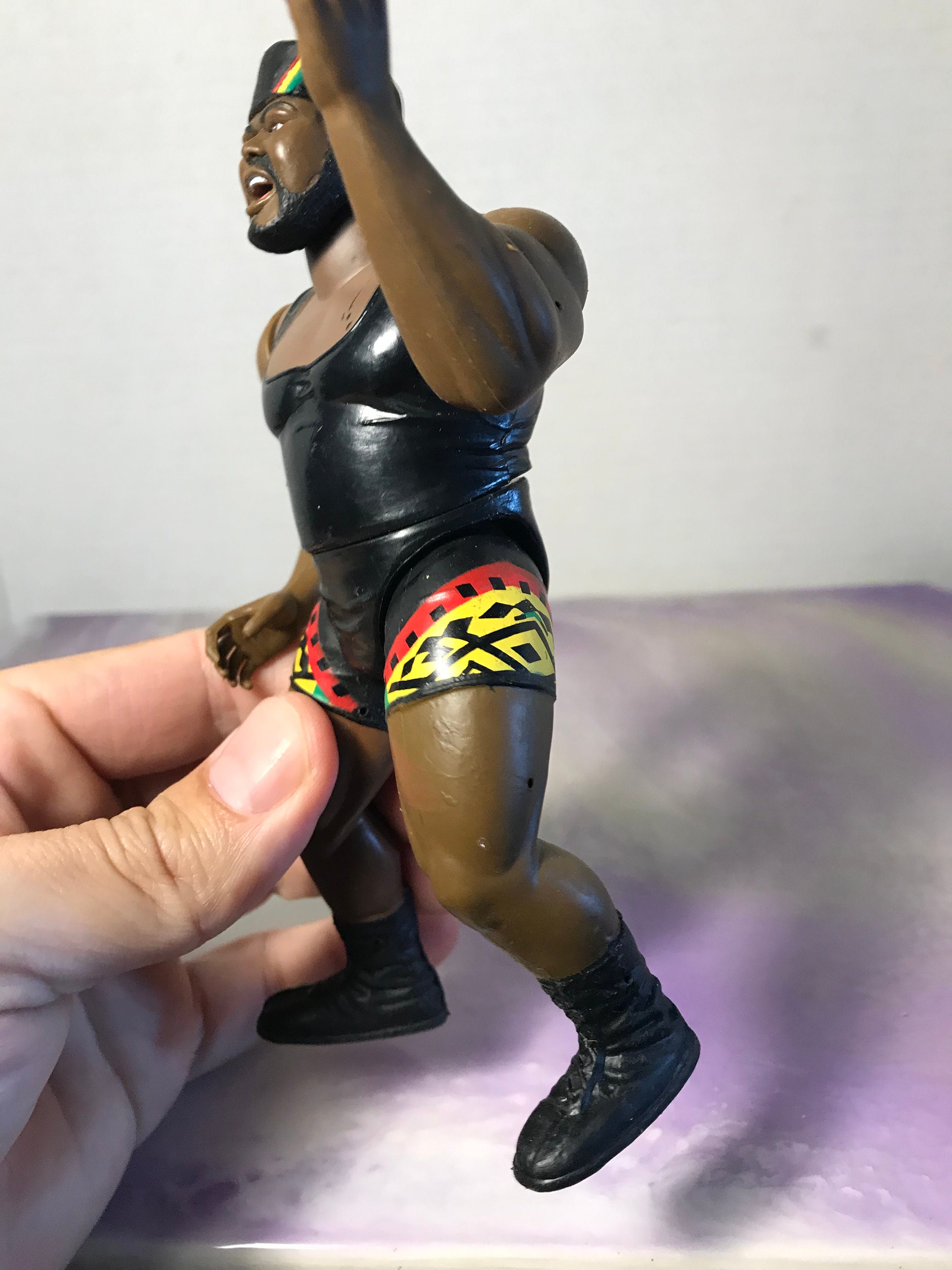 Vintage 90's WWE Loose - Nation of Domination Farooq Action