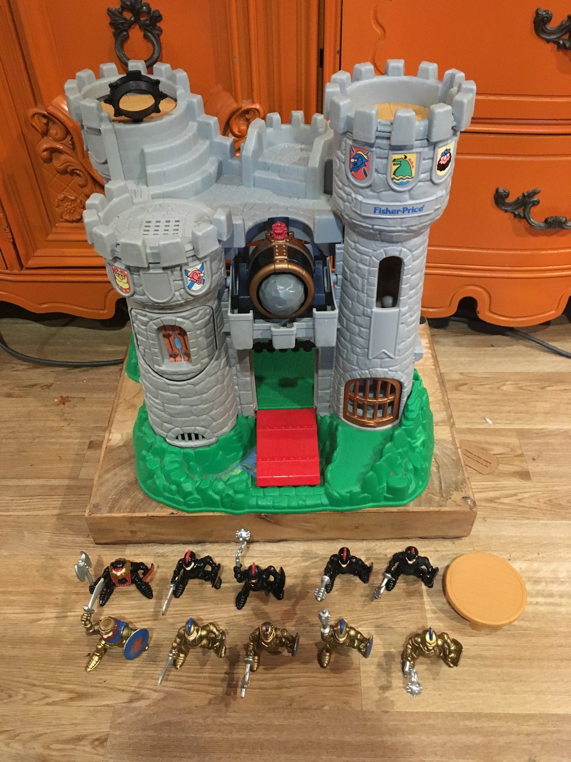 Vintage 1994 Fisher Price Great Adventures Castle 7110 Etsy