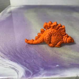 Vintage Made in China - Dinosaur Themed Eraser - STEGASAURUS - Awesome 80&#39;s Dinosaur Styled Eraser