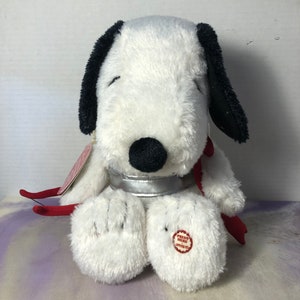 Vintage New with Tags Snoopy Animatronic Moving Peanuts Plush - Snoopy Plush Stuffed Animal