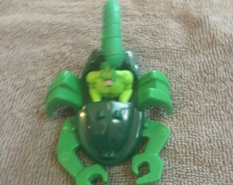 Vintage Spider-Man the Animated Series Mcdonalds Happy Meal Toy - Spiderman Scorpion Toy / Cake Topper 1995