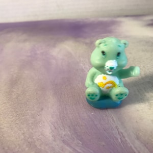 Care Bears Wish Bear Miniature Figure Cake Topper! Used Played With Figure